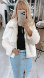 NEW!! Faux Fur Jacket in Ivory