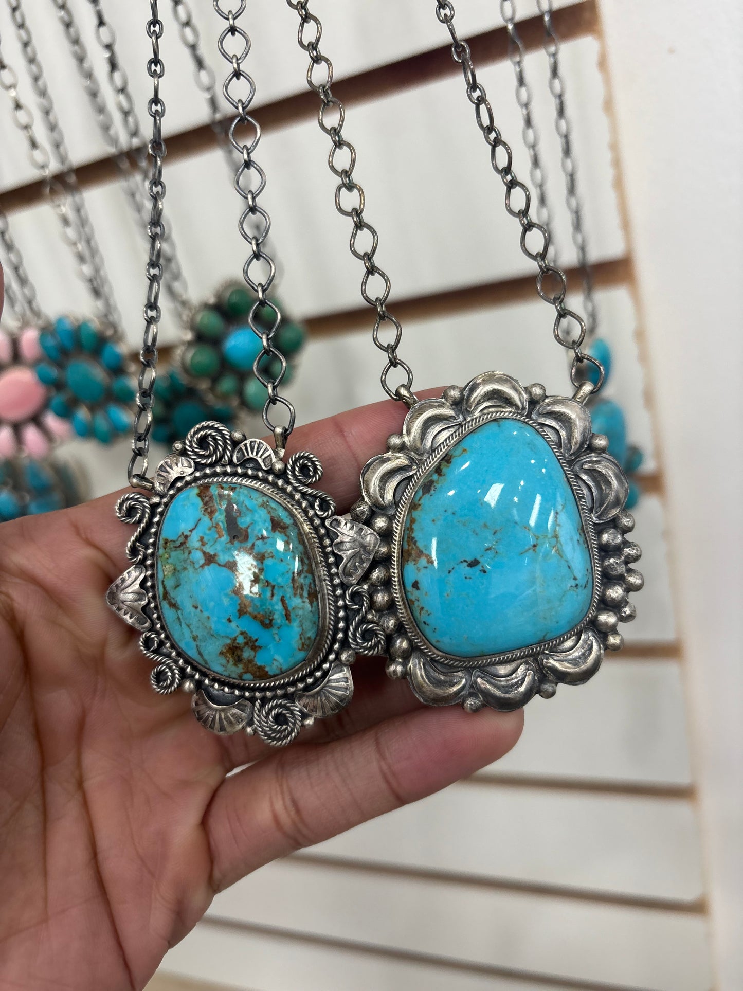 The “Dandelion" Kingman Turquoise and Sterling Silver Necklace