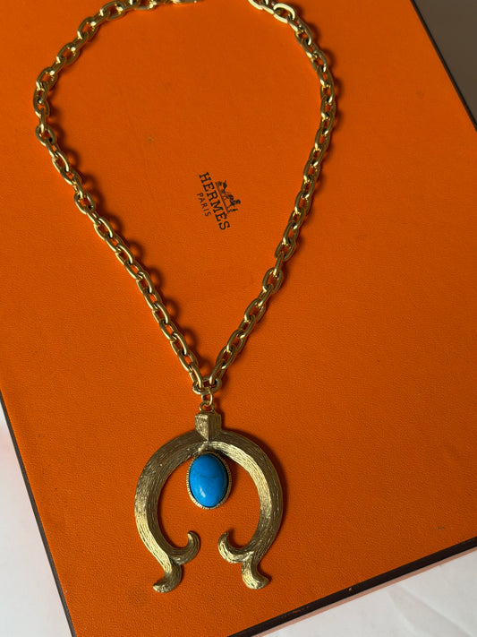 NEW!! "Bella" Equestrian Necklace in Gold