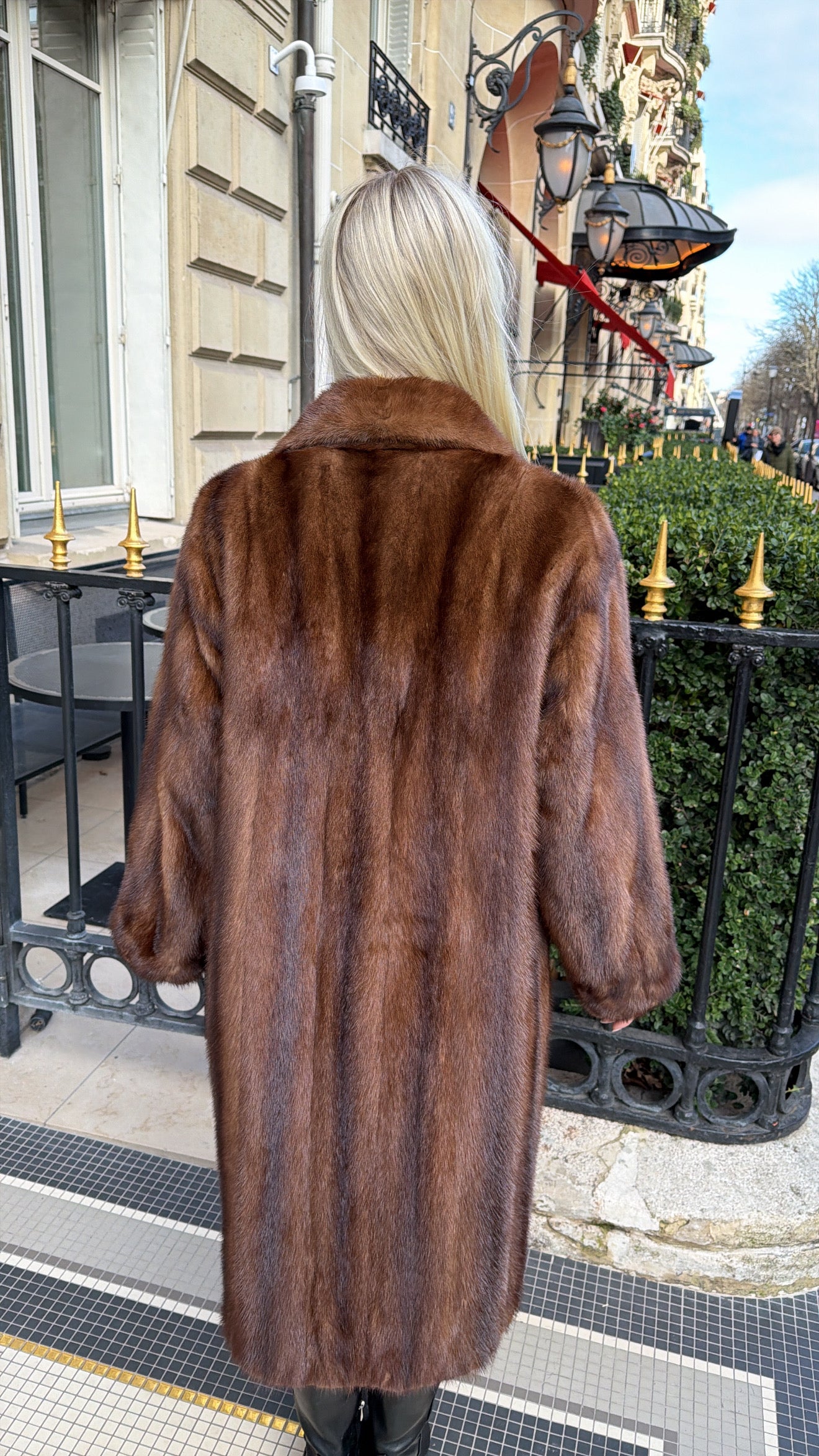 #GB78 Vintage Demi Buff Mink Coat Size Medium