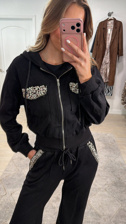 NEW!! "Luxe Leisure" Rhinestone Lounge Set