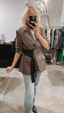 NEW!! City Chic Belted Blazer