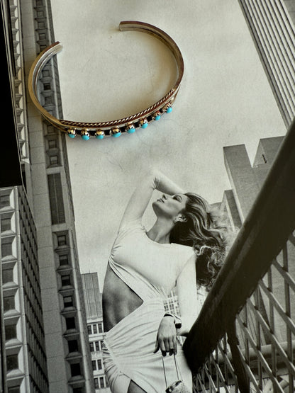 NEW!! "Montana" Kingman Turquoise Cuff Bracelet