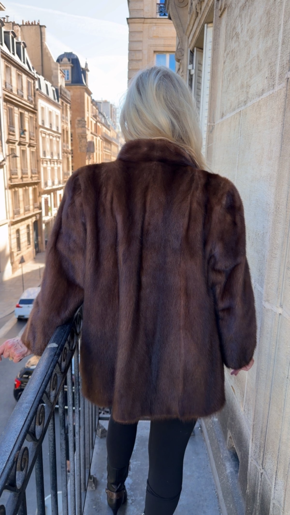 #104 Vintage Demi Buff Mink Jacket Size Medium/Large