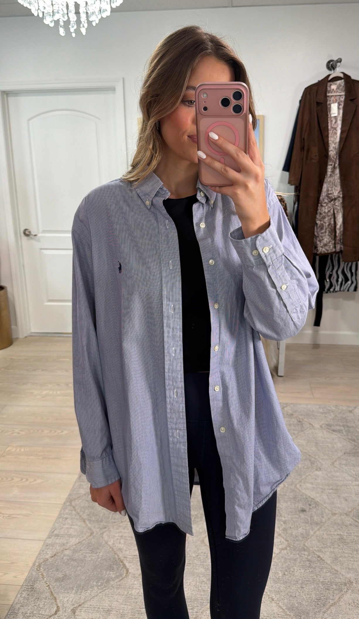 NEW!! Vintage Ralph Lauren Button Up Size S/M