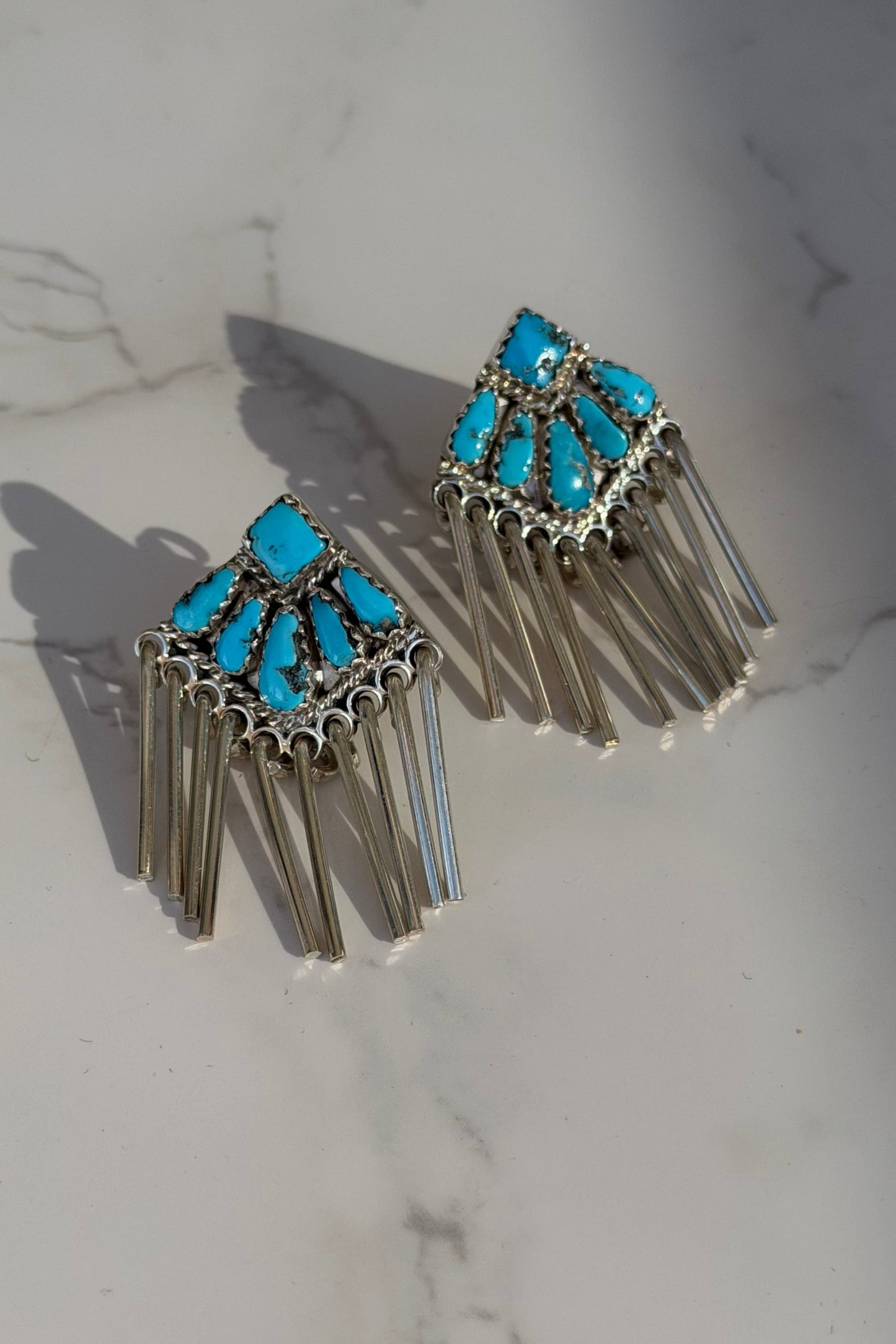 "Cheyenne" Kingman Turquoise Earrings