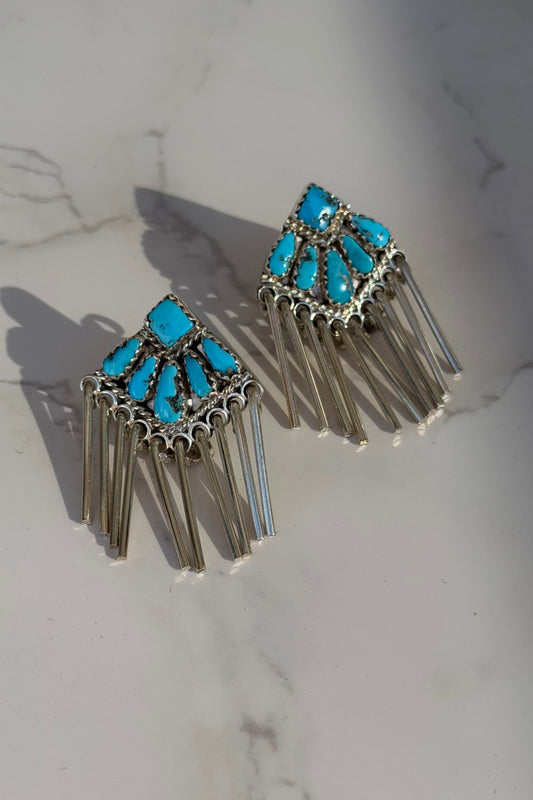 "Cheyenne" Kingman Turquoise Earrings