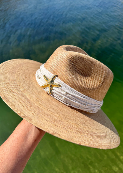 The Sunscape Embellished Straw Panama