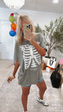 NEW!! Skeleton Oversized Tee by The Laundry Room