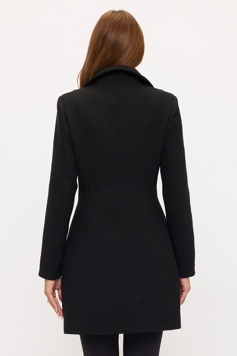 NEW!! The "Penthouse" Double Breasted Black Coat