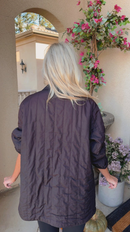 NEW!! Vintage Burberry Quilted Jacket Size L/XL