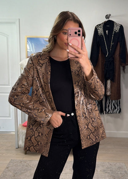 FINAL SALE!! Snakeskin Blazer