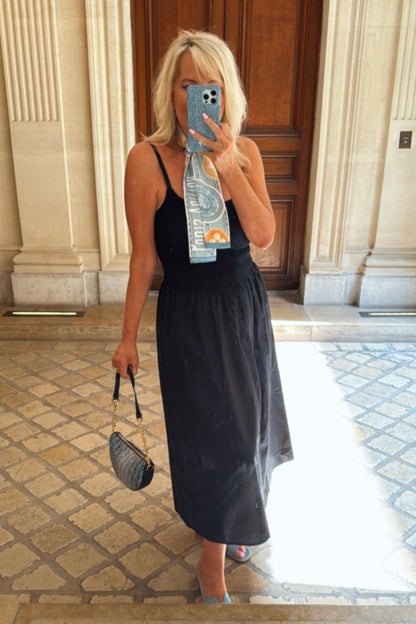 FINAL SALE!! Codie Smocked Dress in Black