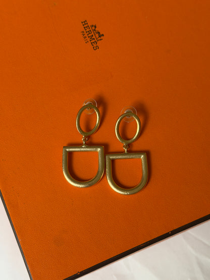 Horsebit Earrings