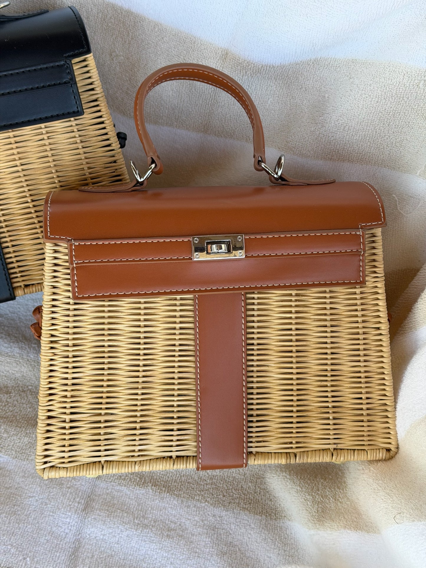 FINAL SALE!! "Ibiza" Top Handle Bag in 2 Colors!