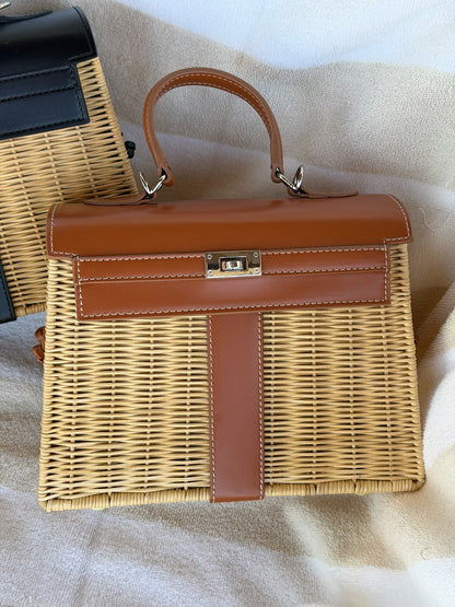 FINAL SALE!! "Ibiza" Top Handle Bag in 2 Colors!