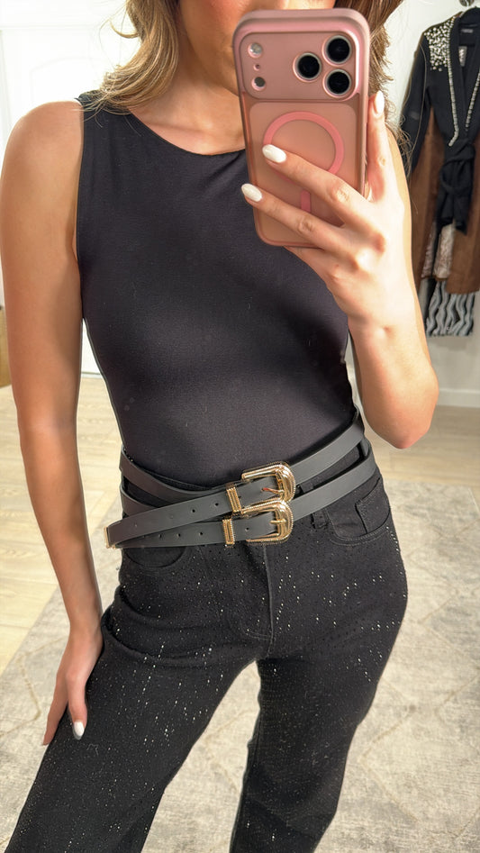 NEW!! "Soundcheck" Double Buckle Belt