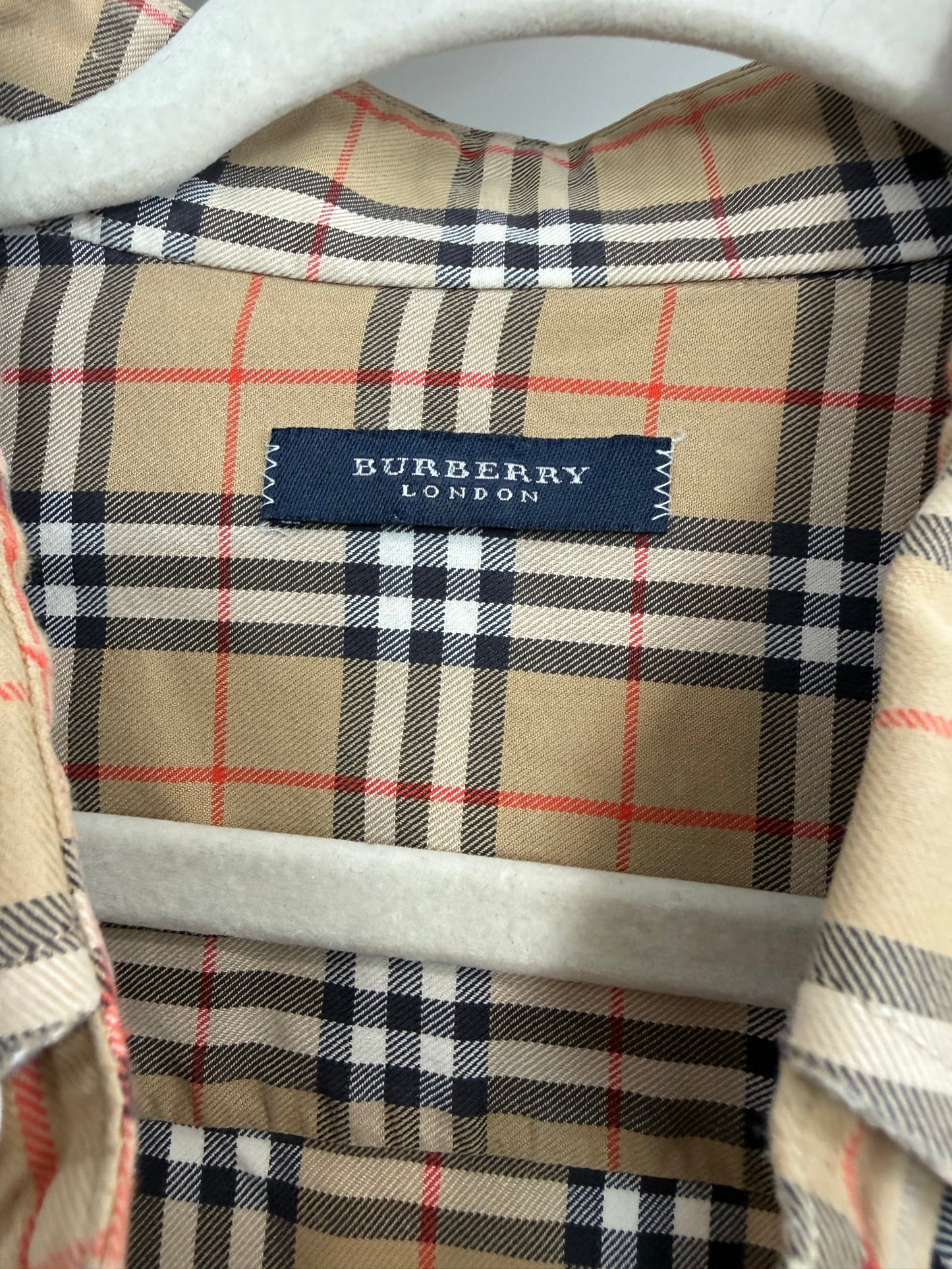 NEW!! Vintage Burberry Button Down Shirt Size M/L