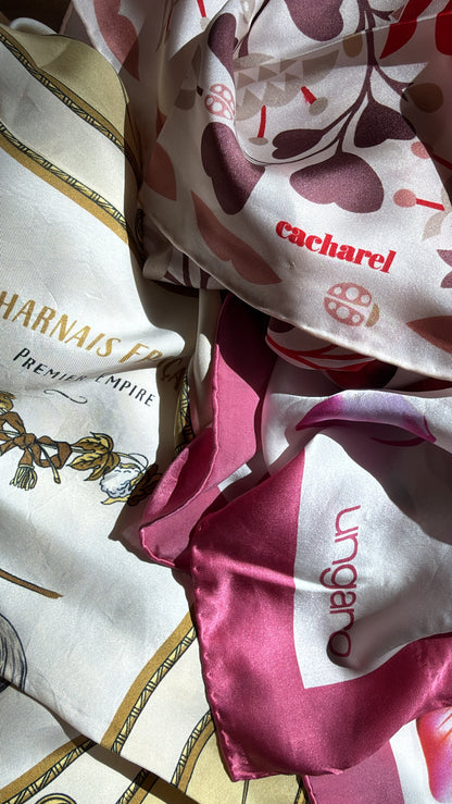 NEW!! Vintage Ungaro 90cm Scarf