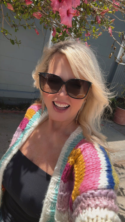 NEW!! Crochet Knit Cardigan