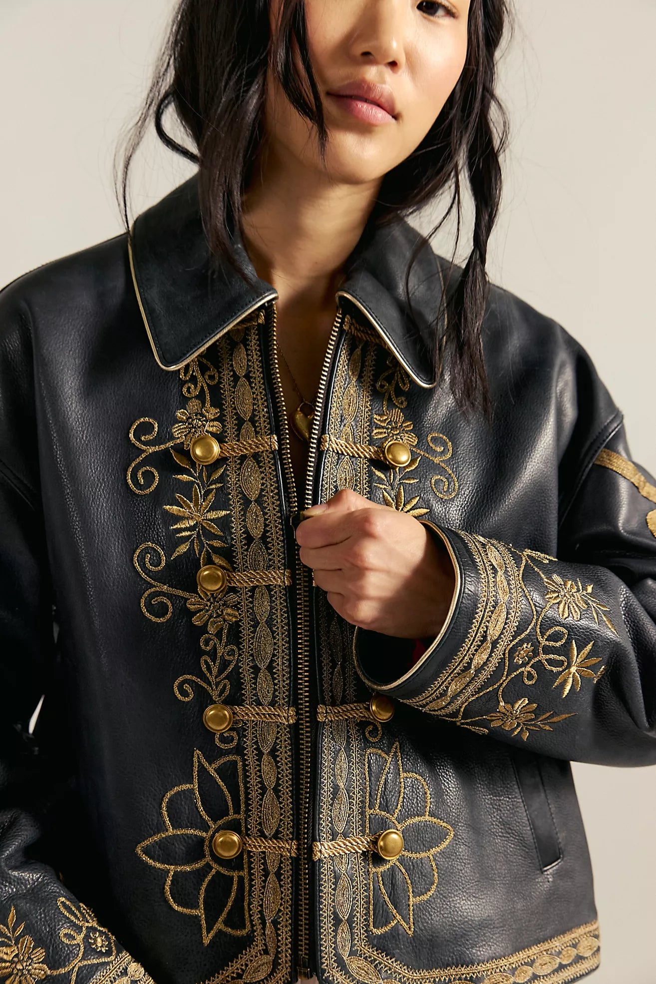 NEW! We The Free Lana Leather Jacket