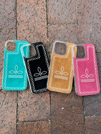 NEW!! Genuine Suede iPhone 16 Cellphone Case