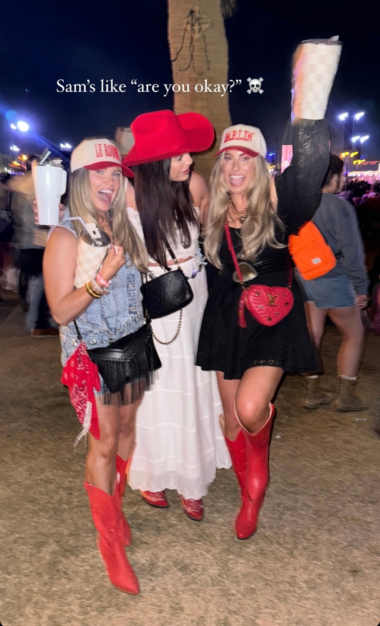 AS SEEN ON BRITT HORTON!! Crystal Fringe Bandana in Red