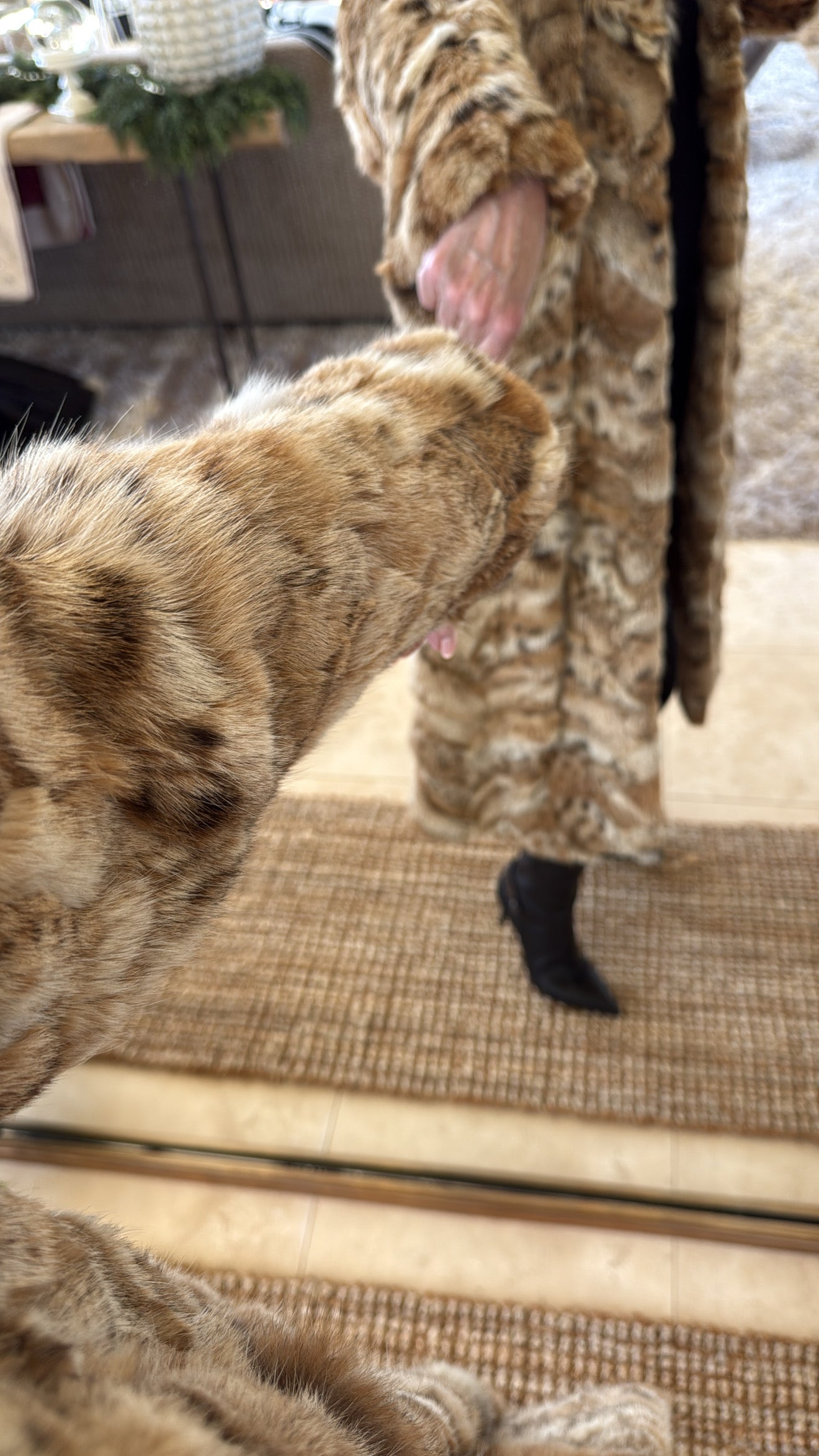 #26 Vintage Lynx Full Length Coat