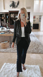 NEW!! "All Out" Sequin Jacket in Black