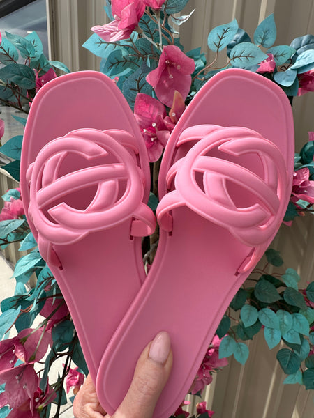 PREORDER!! Icon Jelly Sandals in Pink