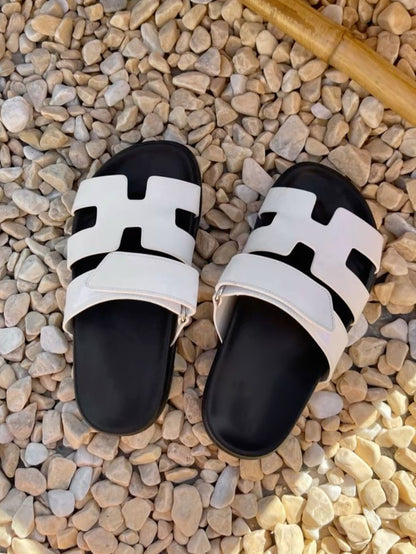 The Lowkey Famous Slide in White