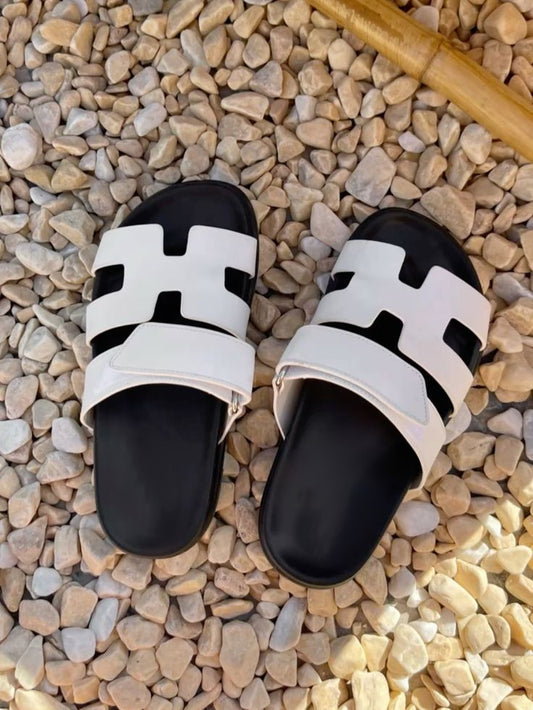 The Lowkey Famous Slide in White