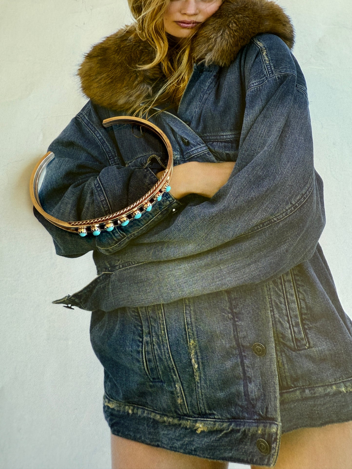 NEW!! "Montana" Kingman Turquoise Cuff Bracelet