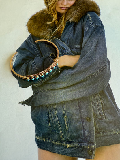 NEW!! "Montana" Kingman Turquoise Cuff Bracelet