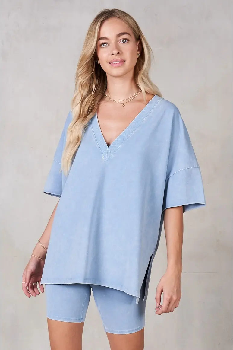 FINAL SALE!! "Get Moving" Mineral Wash Set in Blue