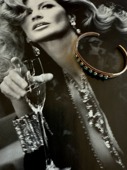 NEW!! "Montana" Kingman Turquoise Cuff Bracelet