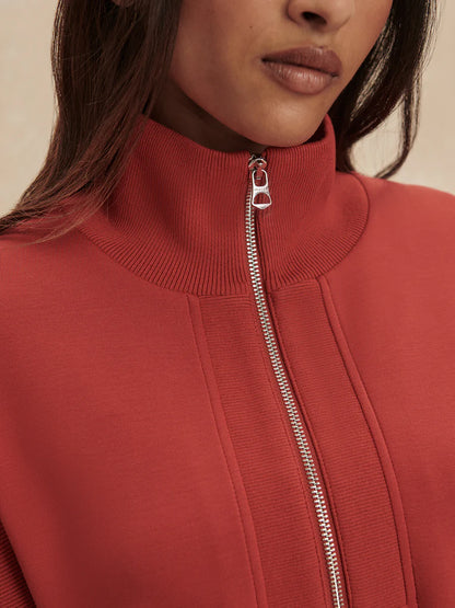Avaya Half Zip Dress in Bossa Nova