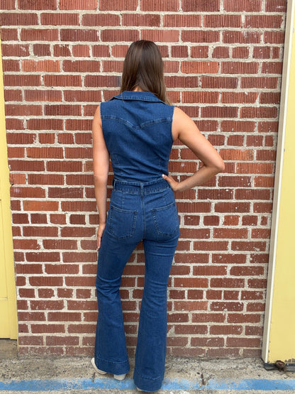 NEW!! "Saddle Up" Denim Jumpsuit