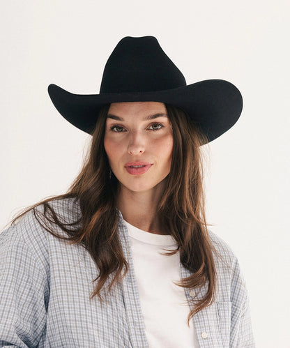 Teddy Cattleman Cowboy Hat in Black
