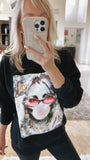 AS SEEN ON WHITNEY RIFE!! "Bubblegum Icon" Oversized Sweatshirt size S-XL