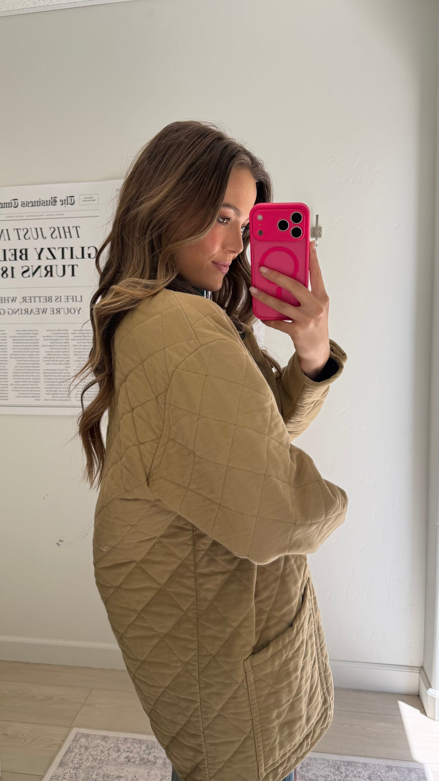 NEW!! Vintage Ralph Lauren Quilted Hunting Jacket Size Medium