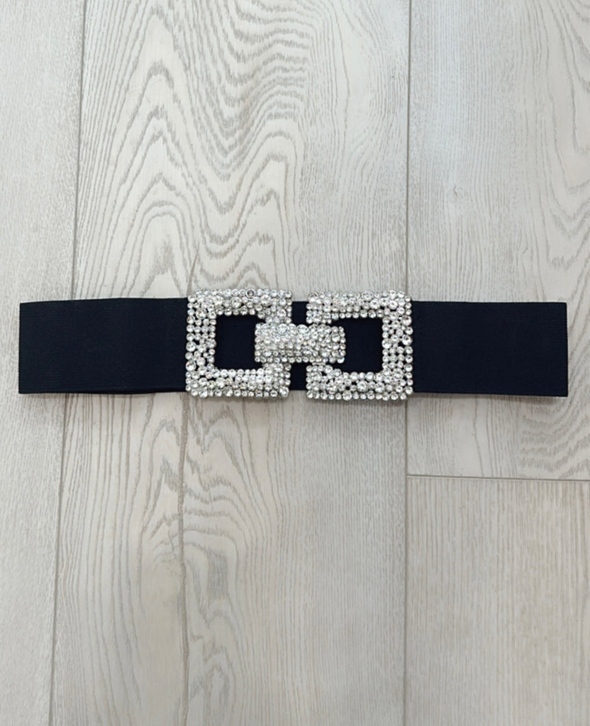 FINAL SALE!! "Event Ready" Rhinestone Stretch Belt