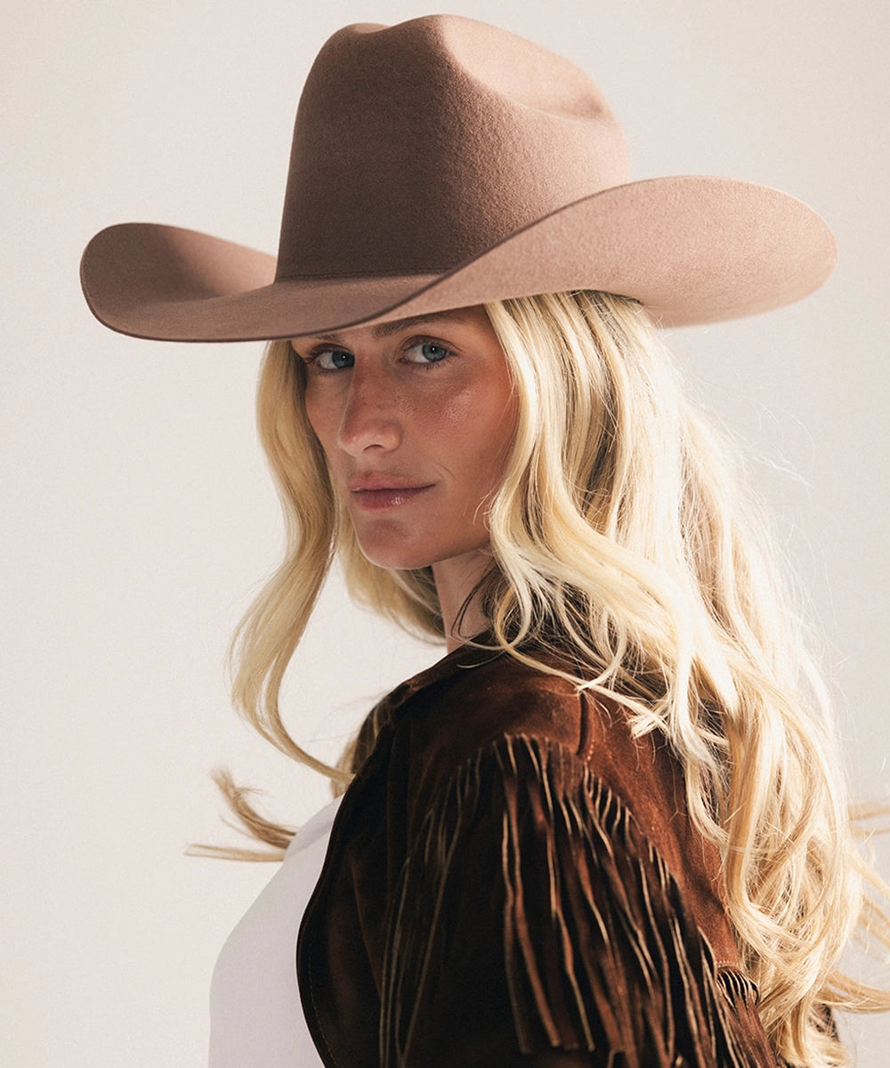 Teddy Cattleman Cowboy Hat in Chocolate