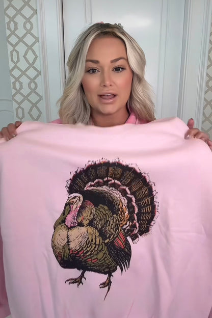 NEW!! "Harvest" Rhinestone Turkey Sweatshirt