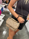 PREORDER!! Cool Girl Faux Leather Purse in Tan