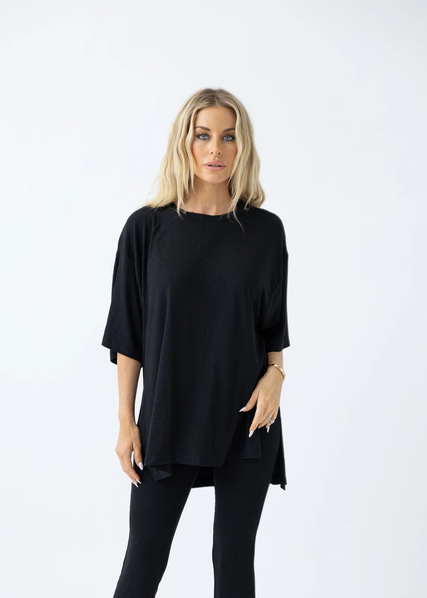 NEW!! All Weekend Long Pant Set in Black