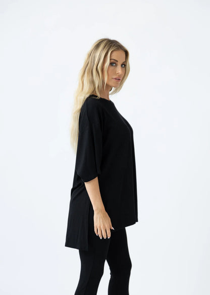 NEW!! All Weekend Long Pant Set in Black