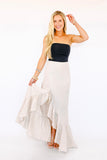 NEW!! “I’m In Linen” Maxi Skirt in Beige