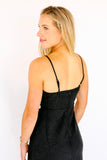 NEW!! Rio Linen Midi Dress in Black