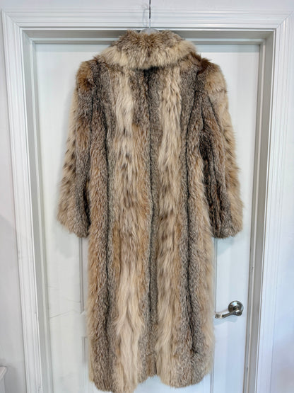 #56 Vintage Lynx Fur Coat Size S/M